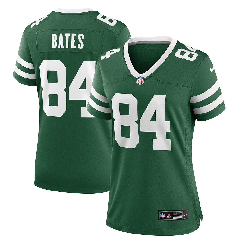 Maillot de match Nike Brenden Bates Legacy Green New York Jets pour femme