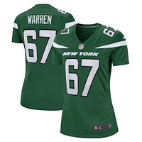 Women's Nike Carter Warren Gotham Green New York Jets  Game Jersey