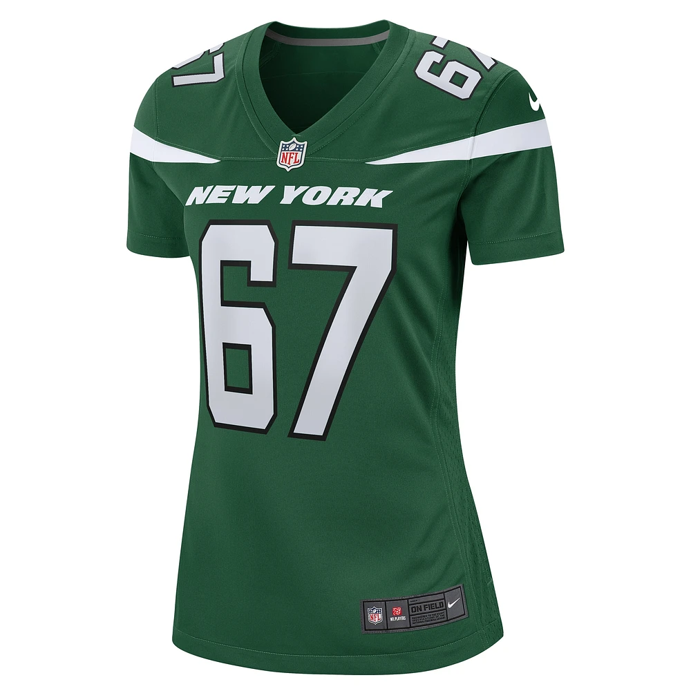 Women's Nike Carter Warren Gotham Green New York Jets  Game Jersey