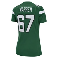 Women's Nike Carter Warren Gotham Green New York Jets  Game Jersey