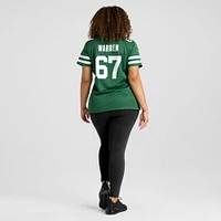 Maillot de match Nike Carter Warren Legacy Green New York Jets pour femme