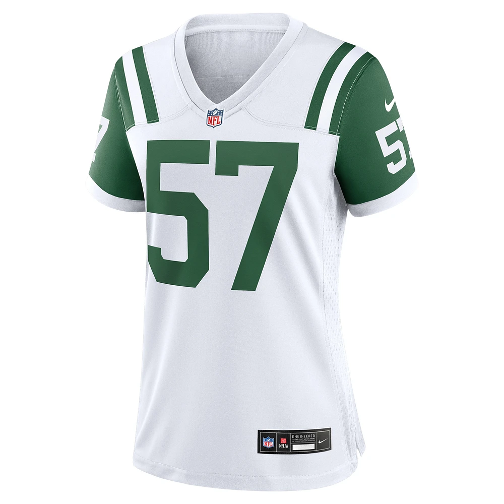 Maillot Nike C.J. Mosley New York Jets Classic Alternate Game pour femme, blanc