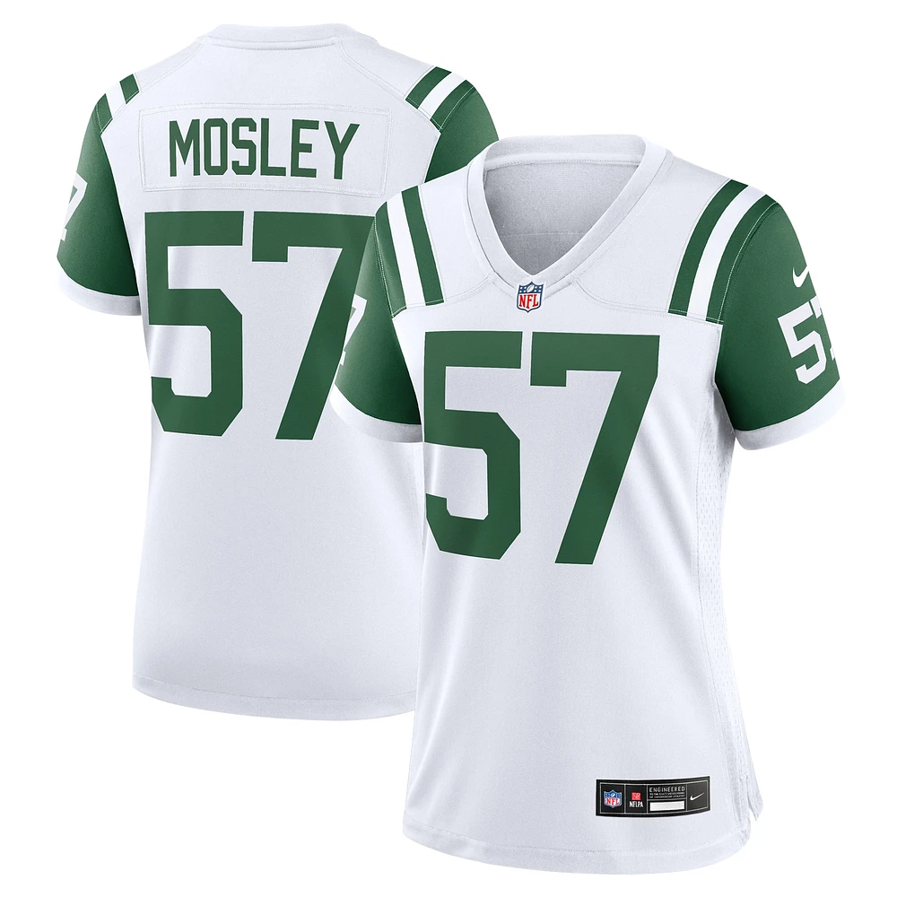 Maillot Nike C.J. Mosley New York Jets Classic Alternate Game pour femme, blanc