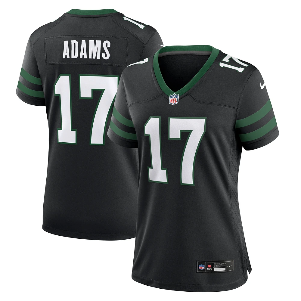 Maillot de match alternatif Nike Davante Adams Legacy Black New York Jets pour femme