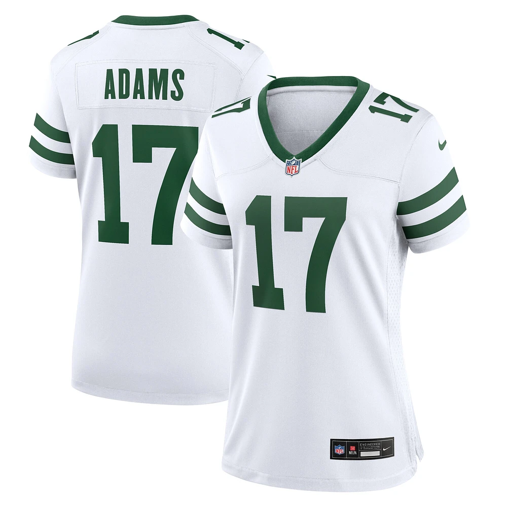 Maillot de match Nike Davante Adams Legacy pour femme, blanc, New York Jets