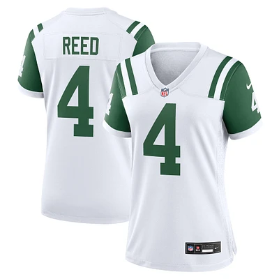 Nike D.J. pour femme Reed White New York Jets Maillot de jeu joueur alternatif classique