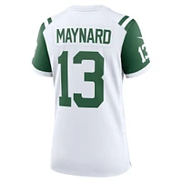 Maillot de jeu joueur retraité alternatif classique des Jets New York Nike Don Maynard blanc pour femme