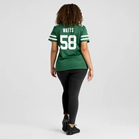 Maillot de match Nike Eric Watts vert New York Jets pour femme