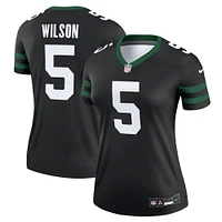 Haut de Performance Nike Garrett Wilson Legacy pour femme, noir, New York Jets Alternate Legend Player