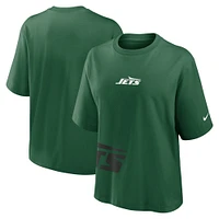 T-shirt boxy Nike vert New York Jets pour femme