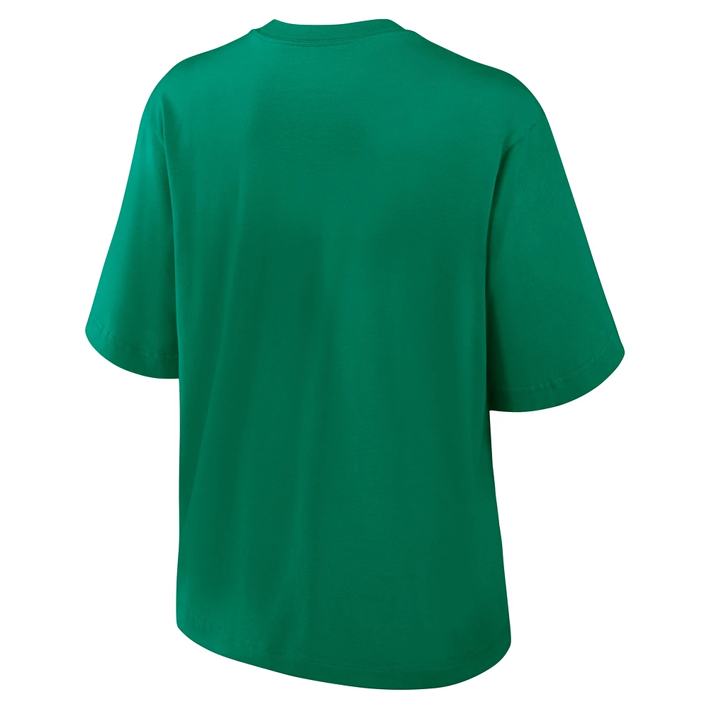 Women's Nike Green New York Jets Glory Arch Boxy T-Shirt
