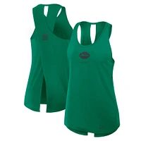 Débardeur Nike vert New York Jets Glory Crisscross Performance pour femme