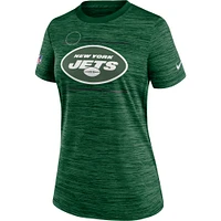 Women's Nike Green New York Jets Velocity Sideline Performance T-Shirt