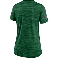 Women's Nike Green New York Jets Velocity Sideline Performance T-Shirt