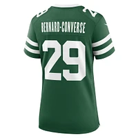 Maillot de match l'équipe des New York Jets Nike Jarrick Bernard Converse Legacy Green pour femme