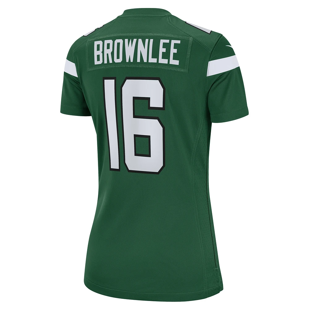 Women's Nike Jason Brownlee Gotham Green New York Jets  Game Jersey