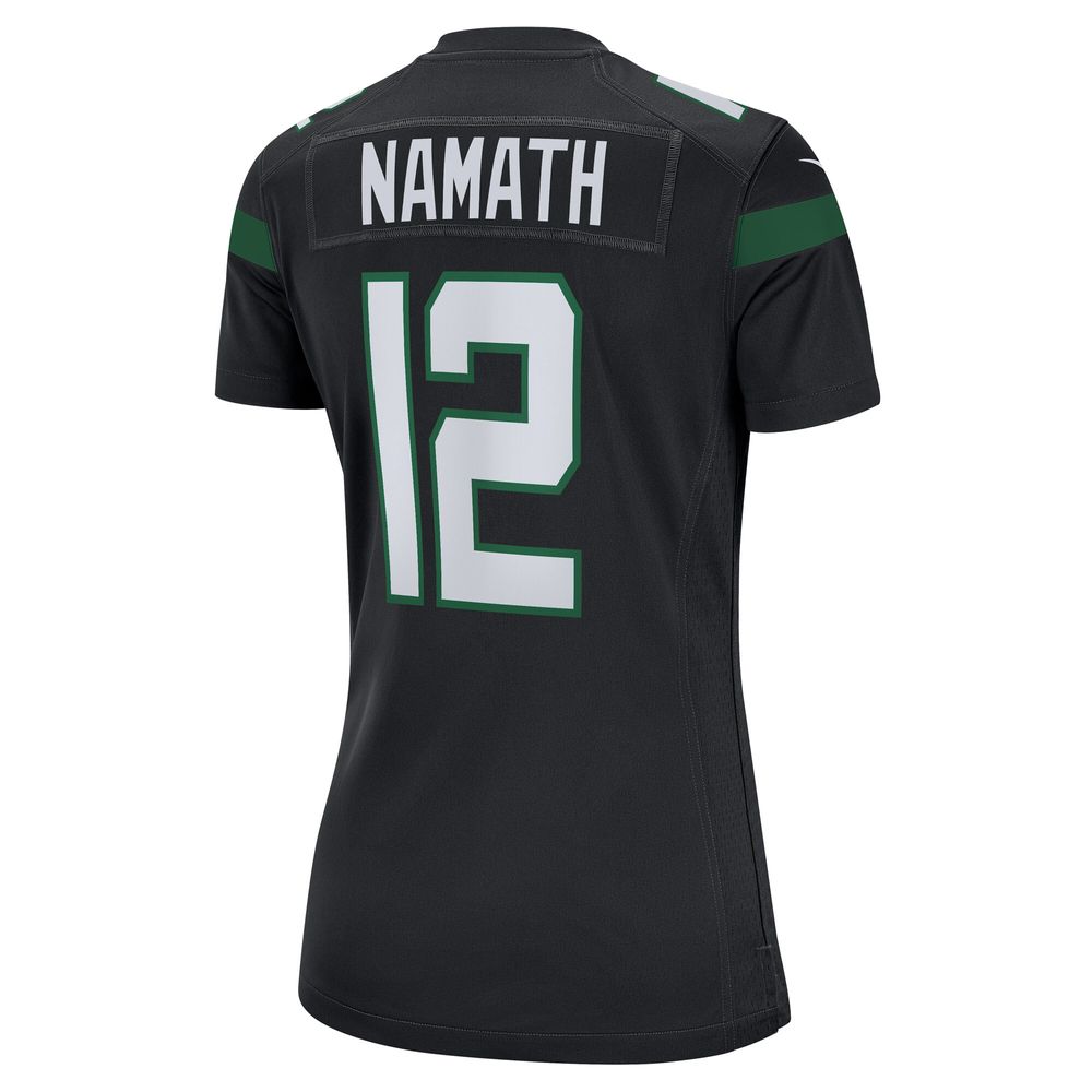 Women's Nike Joe Namath Black New York Jets Retired Player Jersey