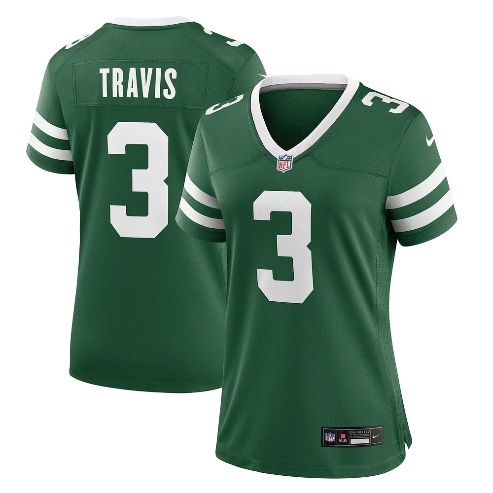 Maillot de match Nike Jordan Travis Legacy Green New York Jets pour femme