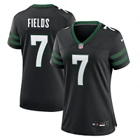 Maillot Nike Justin Fields noir pour femme des New York Jets