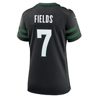 Maillot Nike Justin Fields noir pour femme des New York Jets