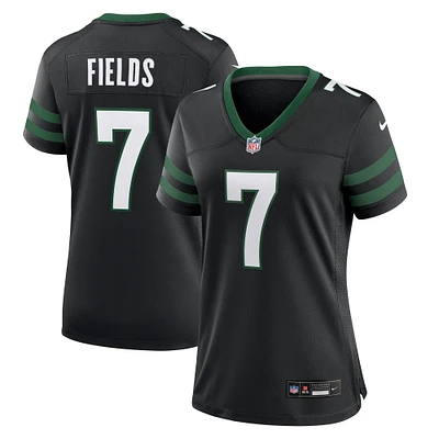 Maillot Nike Justin Fields noir pour femme des New York Jets