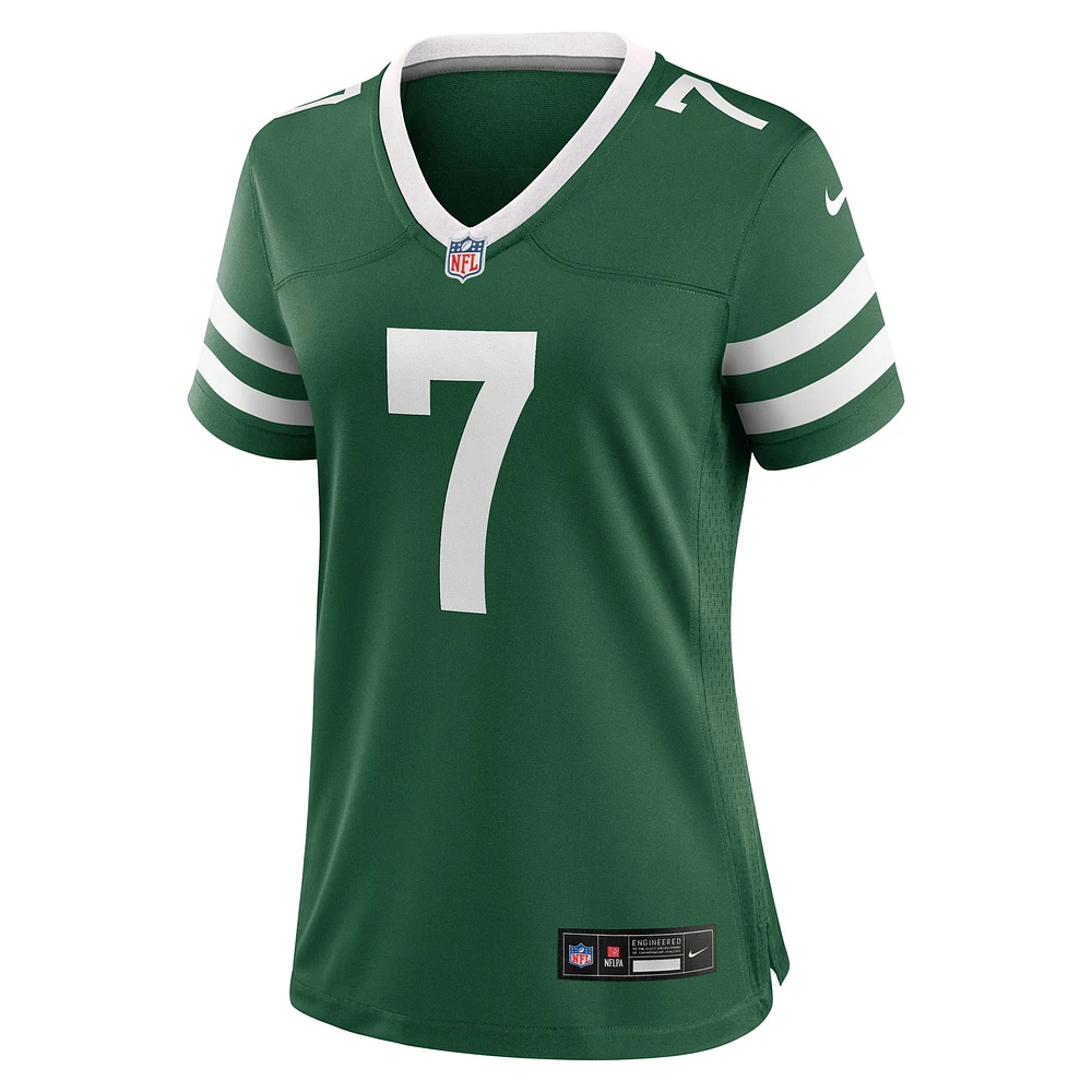 Women's Nike Justin Fields Legacy Green New York Jets Game Jersey