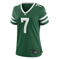 Women's Nike Justin Fields Legacy Green New York Jets Game Jersey