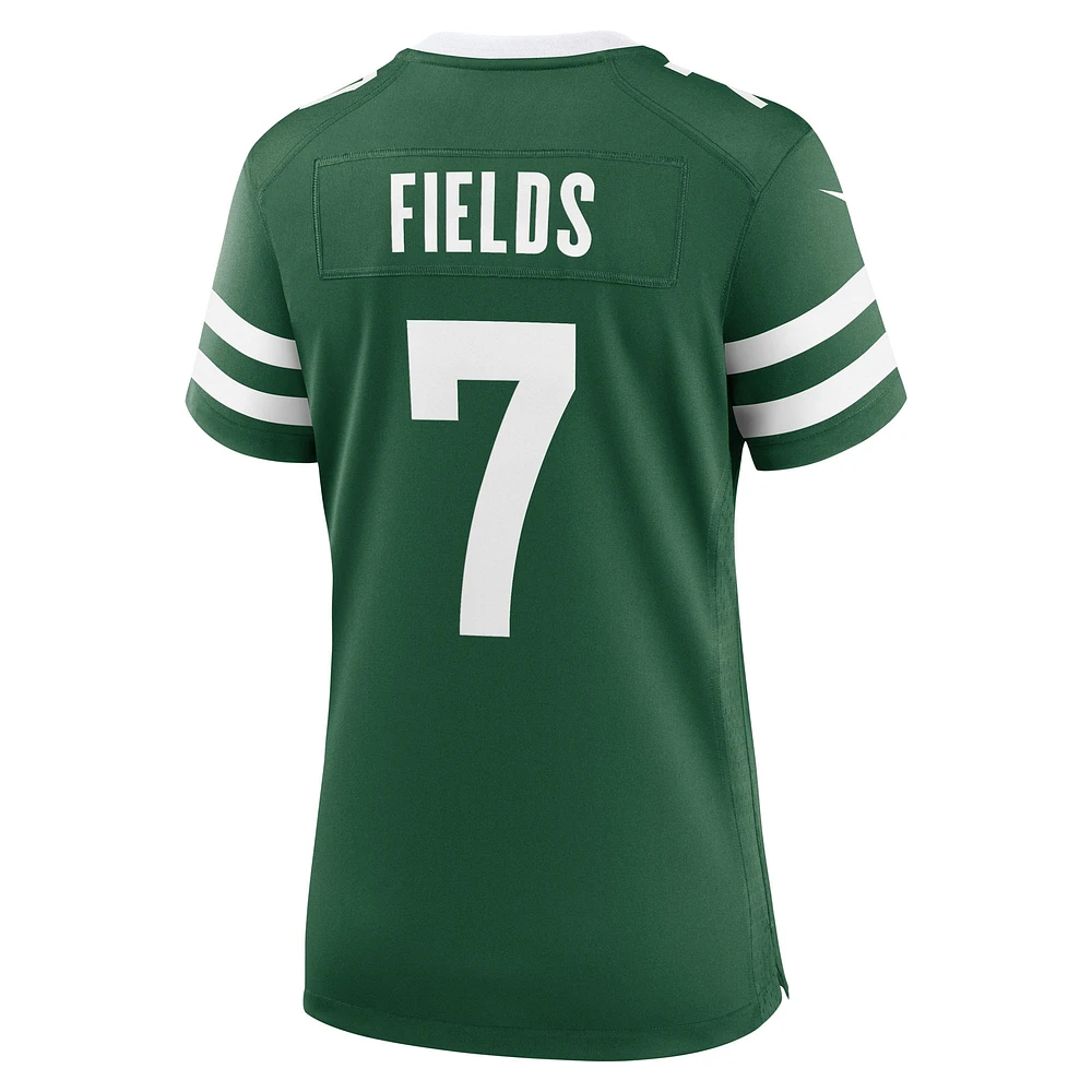 Women's Nike Justin Fields Legacy Green New York Jets Game Jersey