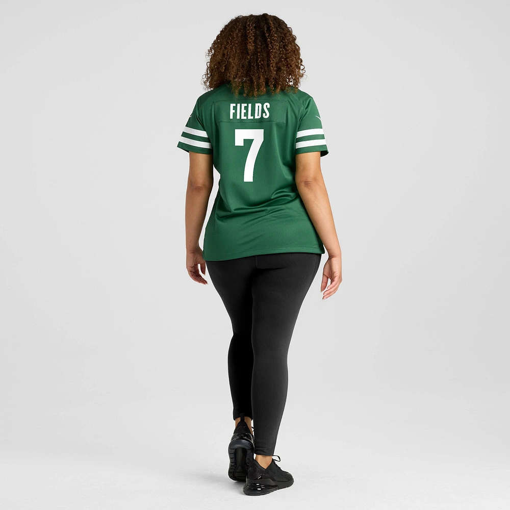 Women's Nike Justin Fields Legacy Green New York Jets Game Jersey