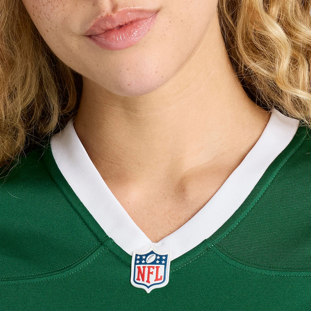 Women's Nike Justin Fields Legacy Green New York Jets Game Jersey