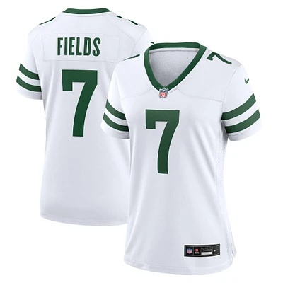 Women's Nike Justin Fields  White New York Jets Game Jersey