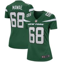 Women's Nike Kevin Mawae Gotham Green New York Jets Game Retired Player Jersey