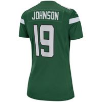 Women's Nike Keyshawn Johnson Gotham Green New York Jets Game Retired Player Jersey