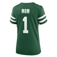 Maillot Nike Legacy Green New York Jets #1 Mom Game pour femme