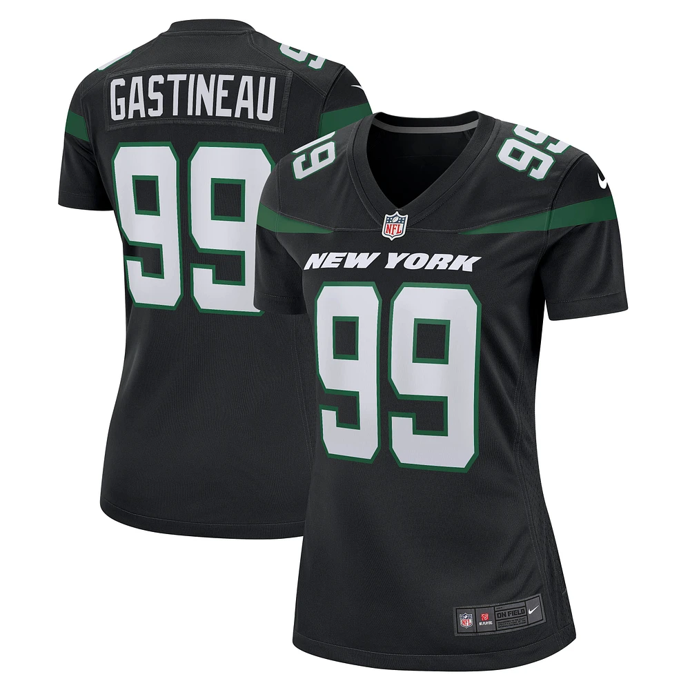 Maillot de match Nike Mark Gastineau Stealth noir des New York Jets pour femme