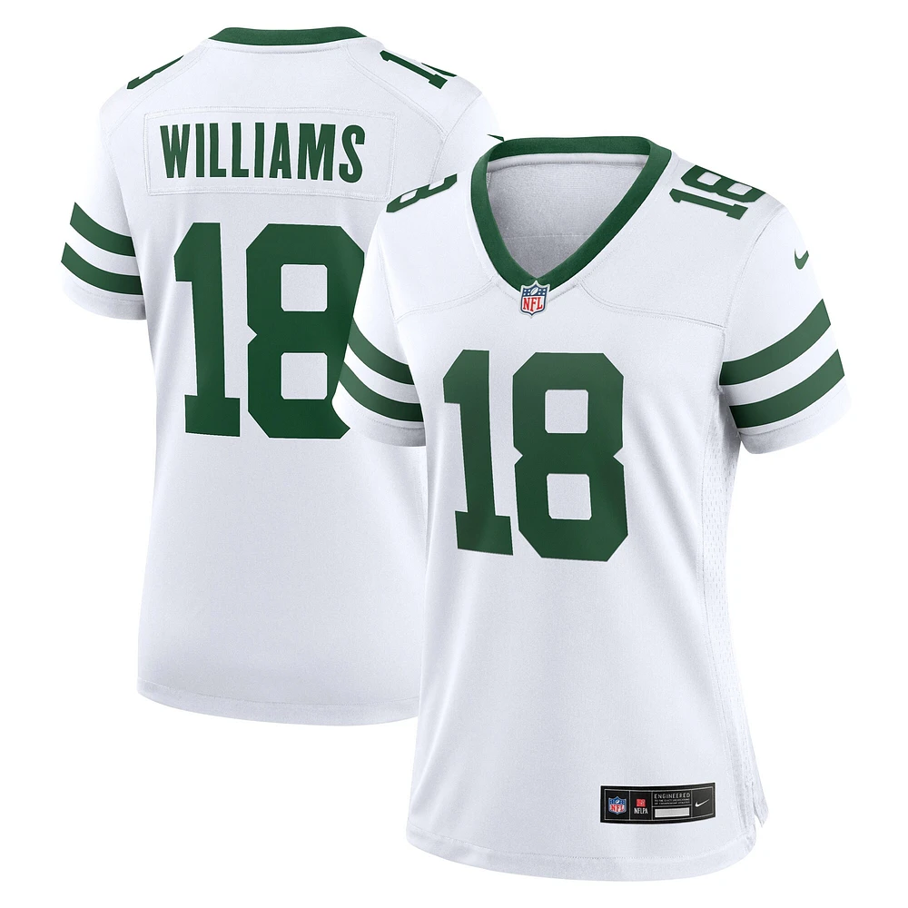 Maillot Nike Mike Williams Legacy pour femme des New York Jets Game Player, blanc