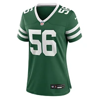 Maillot de joueur match Nike Quincy Williams Legacy vert New York Jets pour femme