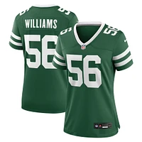 Maillot de joueur match Nike Quincy Williams Legacy vert New York Jets pour femme