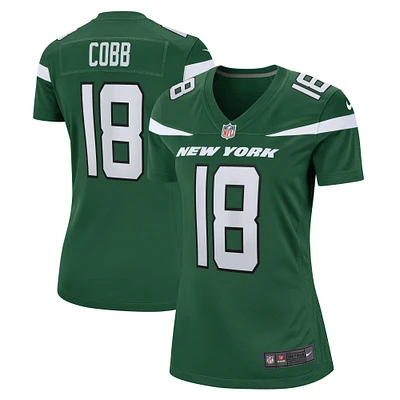 Maillot de match Nike Randall Cobb Gotham vert New York Jets pour femme