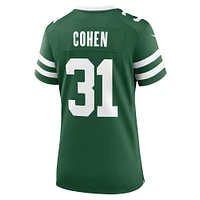 Maillot de match Nike Tarik Cohen Legacy Green New York Jets pour femme