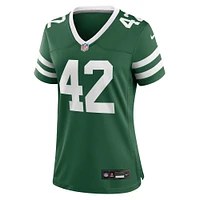 Women's Nike Thomas Hennessy Legacy Green New York Jets Team Game Jersey