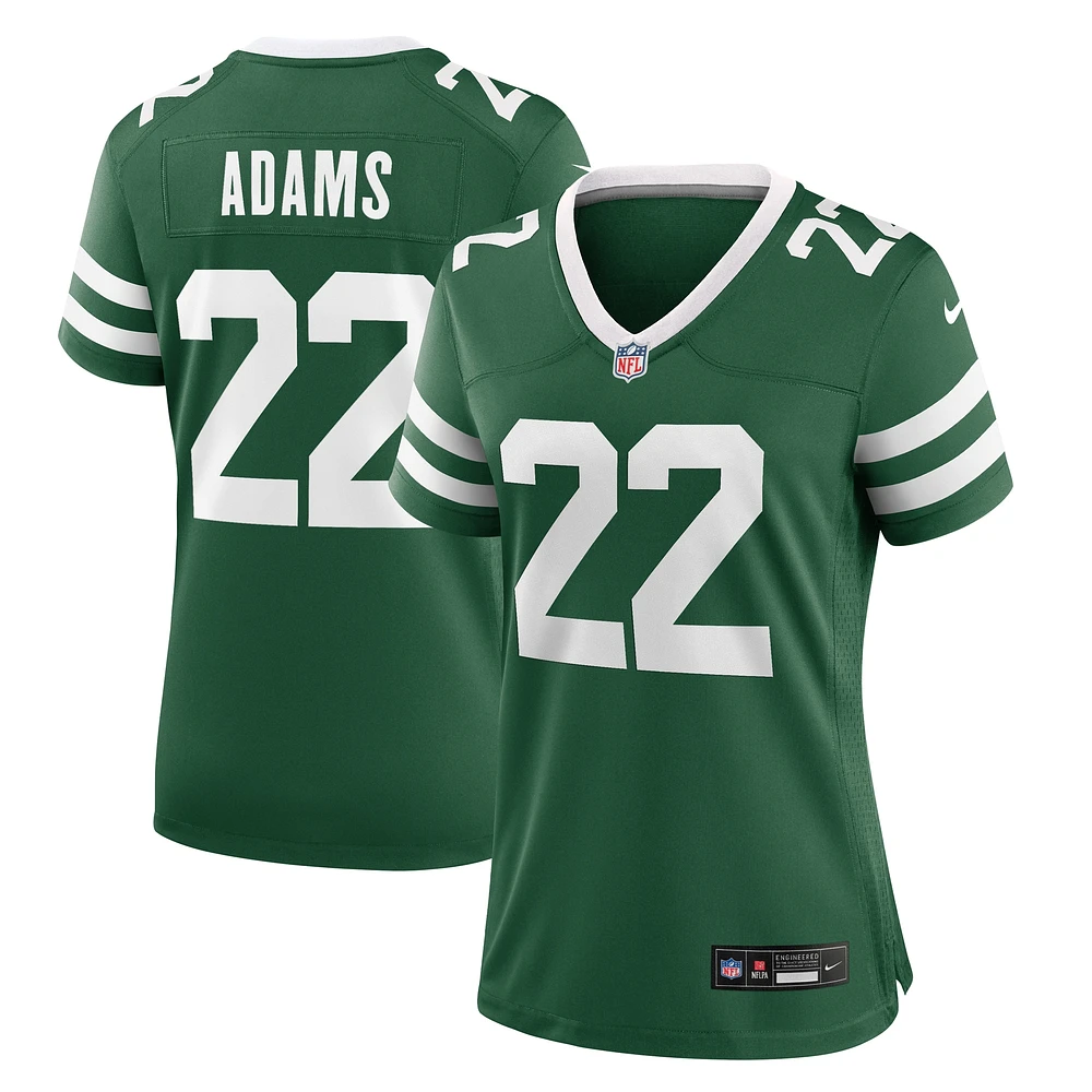 Maillot de match Nike Tony Adams Legacy Green New York Jets pour femme