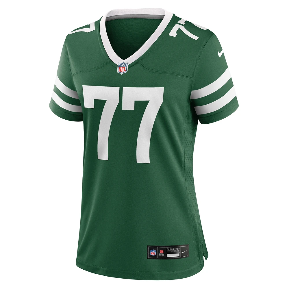 Maillot de match Nike Tyron Smith Legacy vert New York Jets pour femme