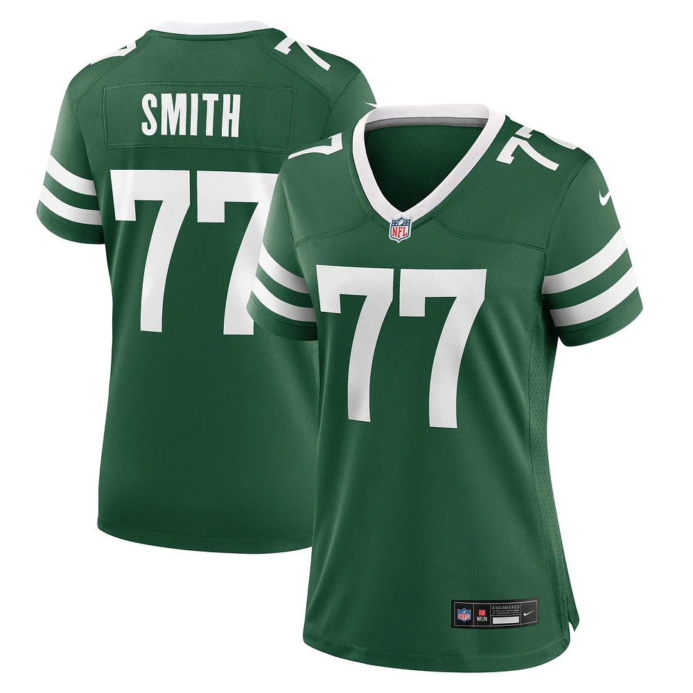 Maillot de match Nike Tyron Smith Legacy vert New York Jets pour femme