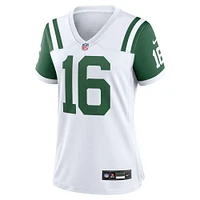 Maillot de jeu joueur retraité alternatif classique des New York Jets Nike Vinny Testaverde blanc pour femme