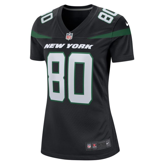 Maillot de joueur retraité Nike Wayne Chrebet pour femme, noir, New York Jets