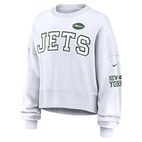 Sweat-shirt oversize Nike blanc New York Jets pour femme