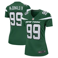 Maillot de match Nike Will McDonald IV Gotham Green New York Jets pour femme