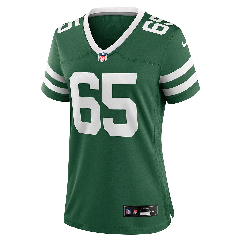 Maillot de match Nike Xavier Newman Legacy Green New York Jets pour femme