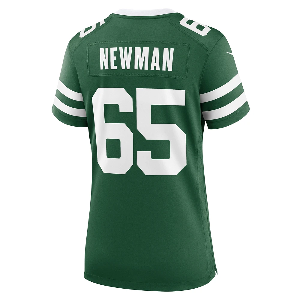 Maillot de match Nike Xavier Newman Legacy Green New York Jets pour femme